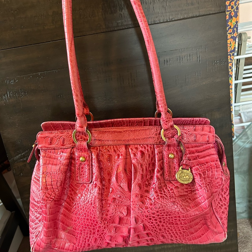 Brahmin  Crocodile-Embossed Women's Bag